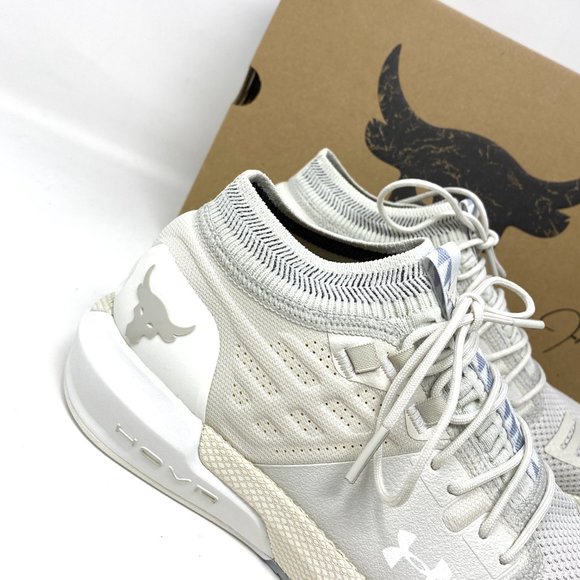 🌸Sale🌸 Under Armour UA Project Rock2 Mesh White Sneaker Women’s 3022398-103 - Picture 8 of 10